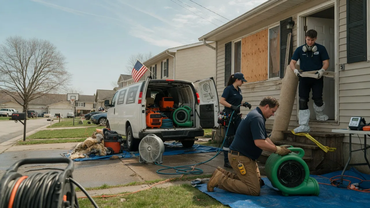 Water Damage Restoration in Black Earth, WI near me